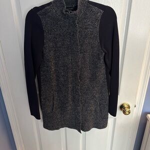 Ann Taylor Heather Gray Bouclé Jacket